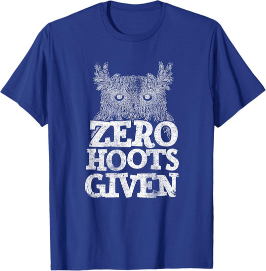 Zero Hoots Given T-Shirt - T-Shirt | Royal