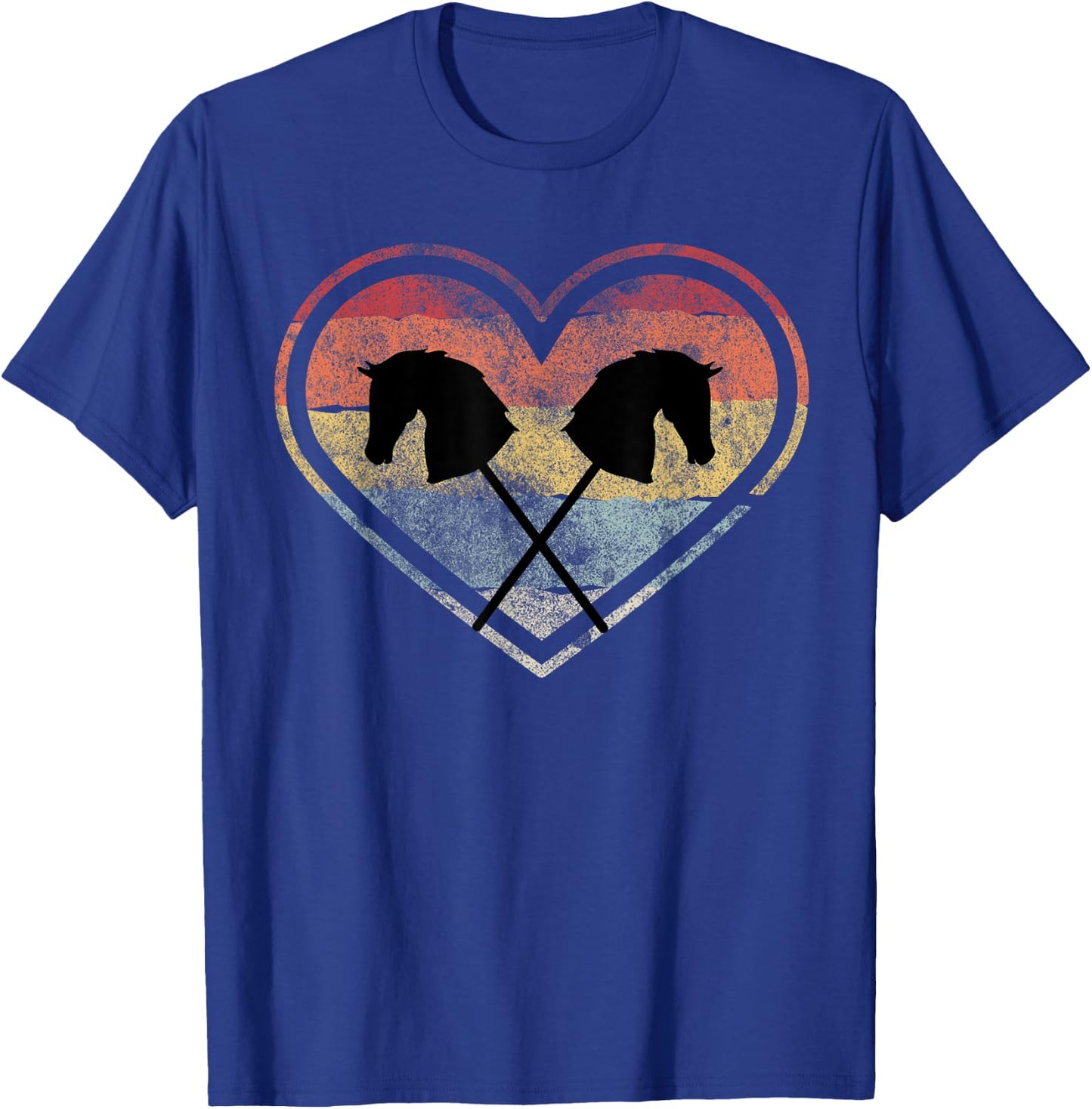 Hobby Horse Shirt & Gifts Hobbyhorsing Dressage Riding T-Shirt - T-Shirt | Royal