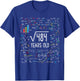 Square Root Of 484 22nd Birthday 22 Year Old Gifts Math Bday T-Shirt - T-Shirt | Royal