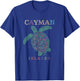 JCombs: Cayman Islands Sea Turtle T-Shirt - T-Shirt | Royal
