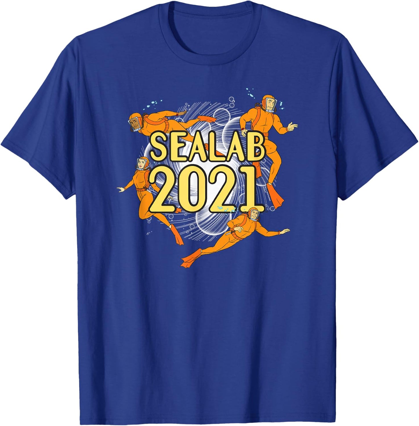 Sealab 2021 Suit Up T-Shirt - T-Shirt | Royal