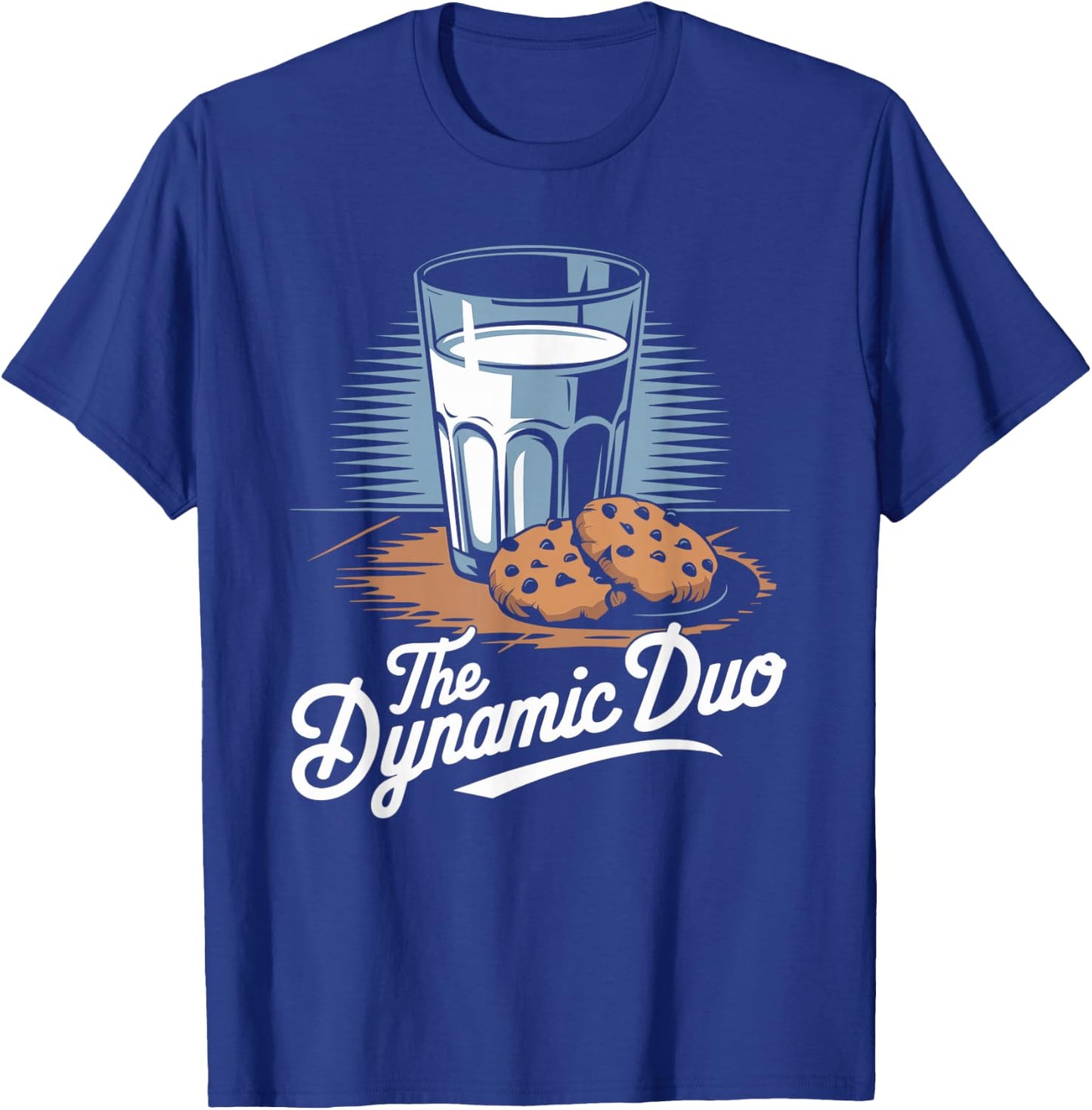 Dynamic Duo Milk and Cookie T-Shirt - T-Shirt | Royal