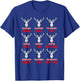 Funny Reindeer T Shirt Meat Lover T Shirt I Love Meat Shirt T-Shirt - T-Shirt | Royal