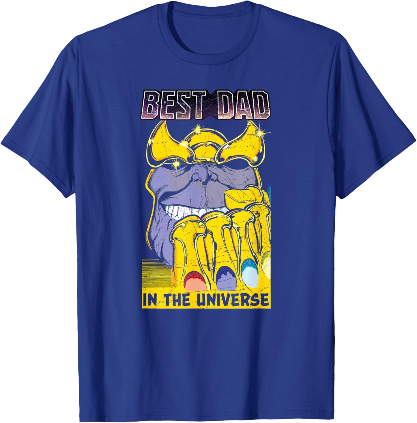 Marvel Thanos Best Dad In The Universe Comic Father's Day T-Shirt - T-Shirt | Royal