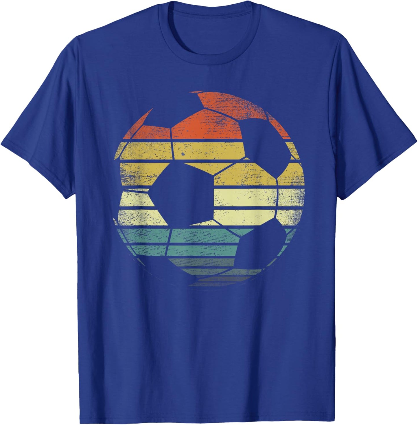Soccer Player Gifts Funny Ball Retro Vintage Style Coach T-Shirt - T-Shirt | Royal