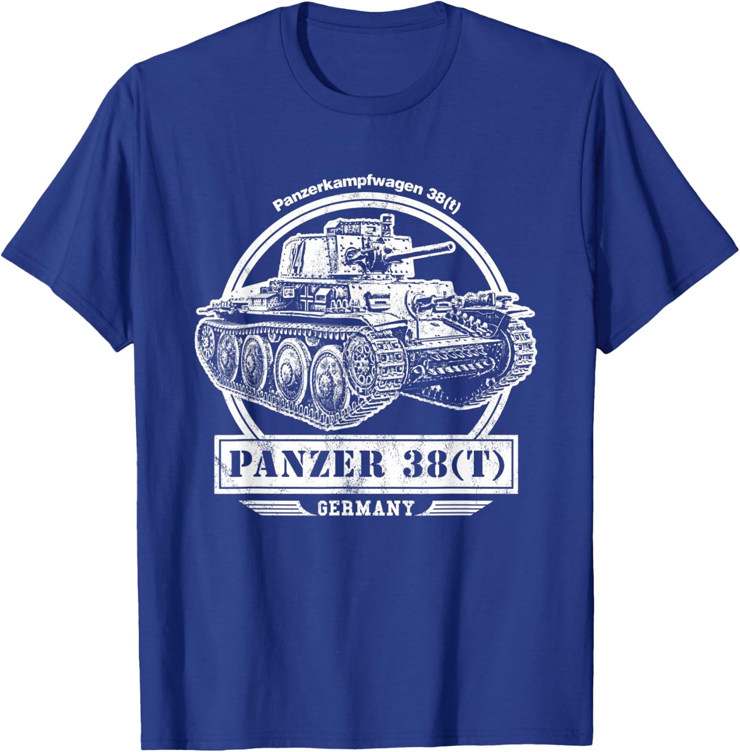 Panzer 38(t) Tank T-Shirt - T-Shirt | Royal