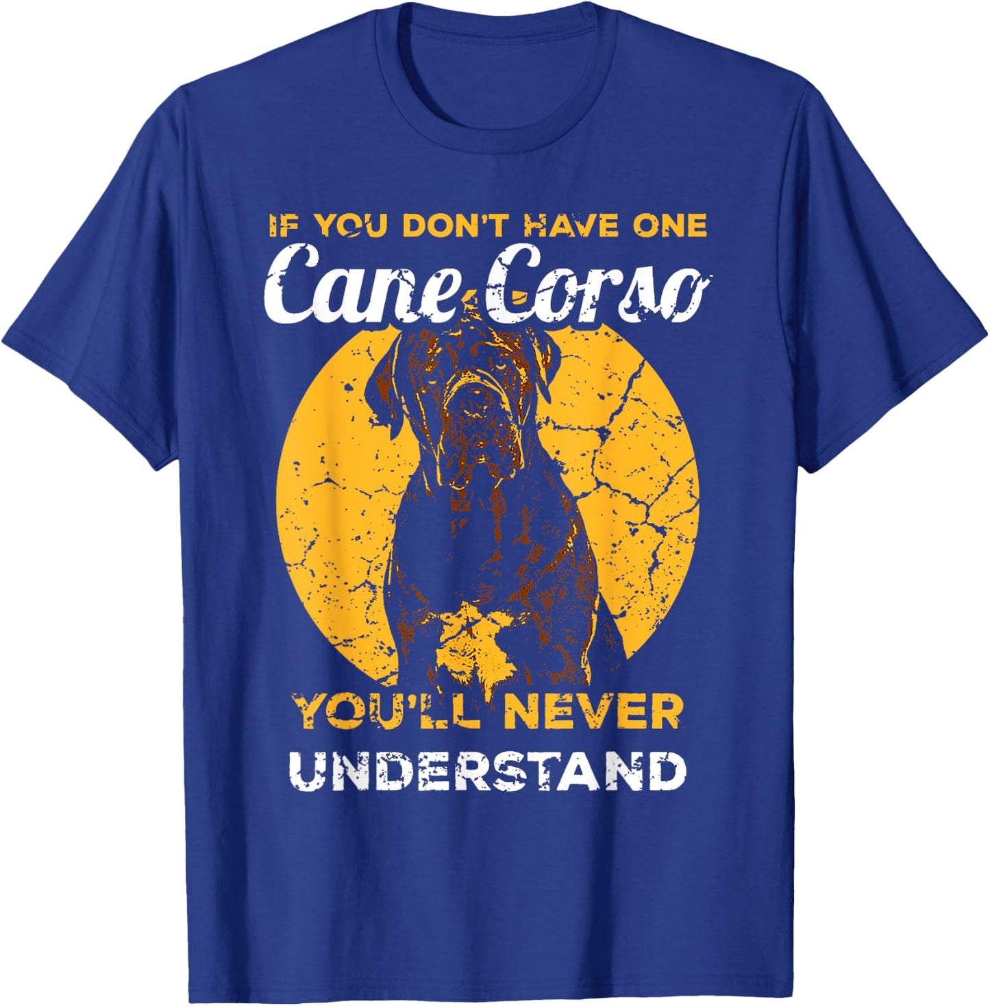 Cane Corso Italian Mastiff Head Dog Pet Men Women T-Shirt - T-Shirt | Royal