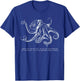 Remarkably Bright Creatures Literary Quote Sea Life Coastal T-Shirt - T-Shirt | Royal