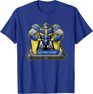Transformers One Iconic Sentinel Prime Retro Big Chest Logo T-Shirt - T-Shirt | Royal