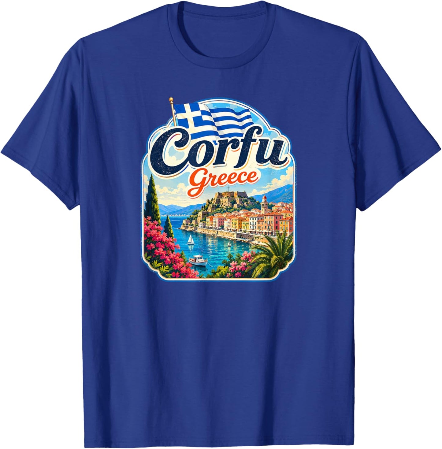 Corfu Island Greece Corfu T-Shirt - T-Shirt | Royal