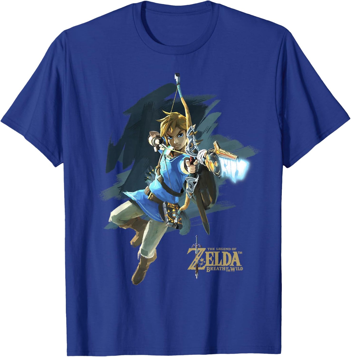 Legend Of Zelda Breath Of The Wild Link Archer Jump Shot C1 T-Shirt - T-Shirt | Royal