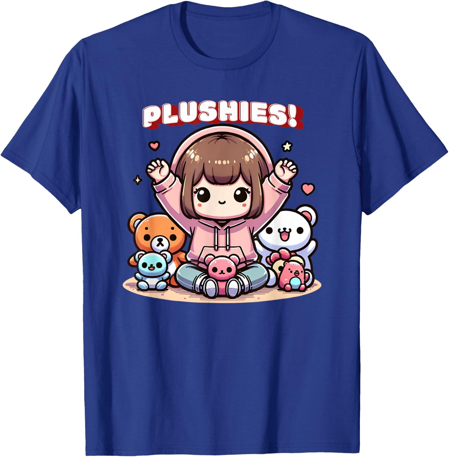 Plushies Plushy Stuffed Animal Collector T-Shirt - T-Shirt | Royal