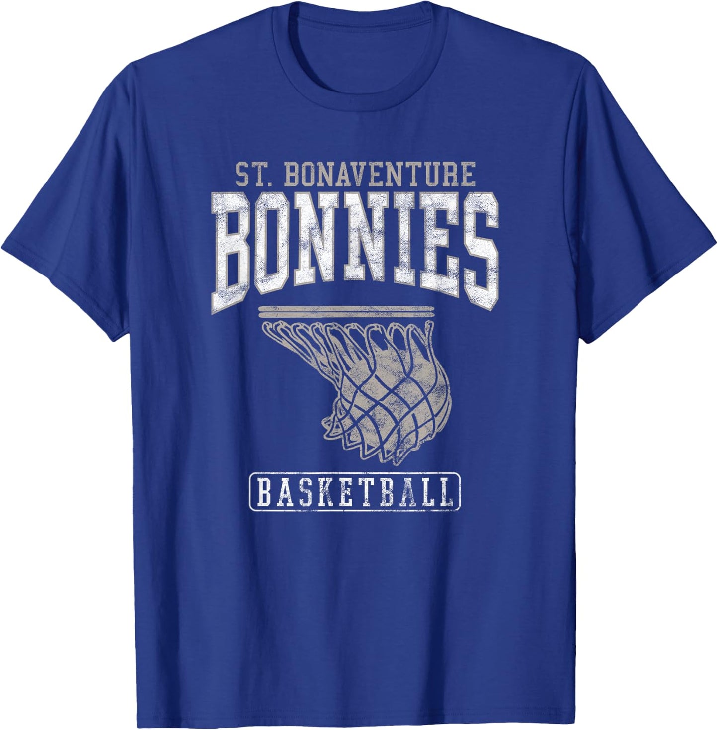 St. Bonaventure University Bonnies Basketball Hoop T-Shirt - T-Shirt | Royal