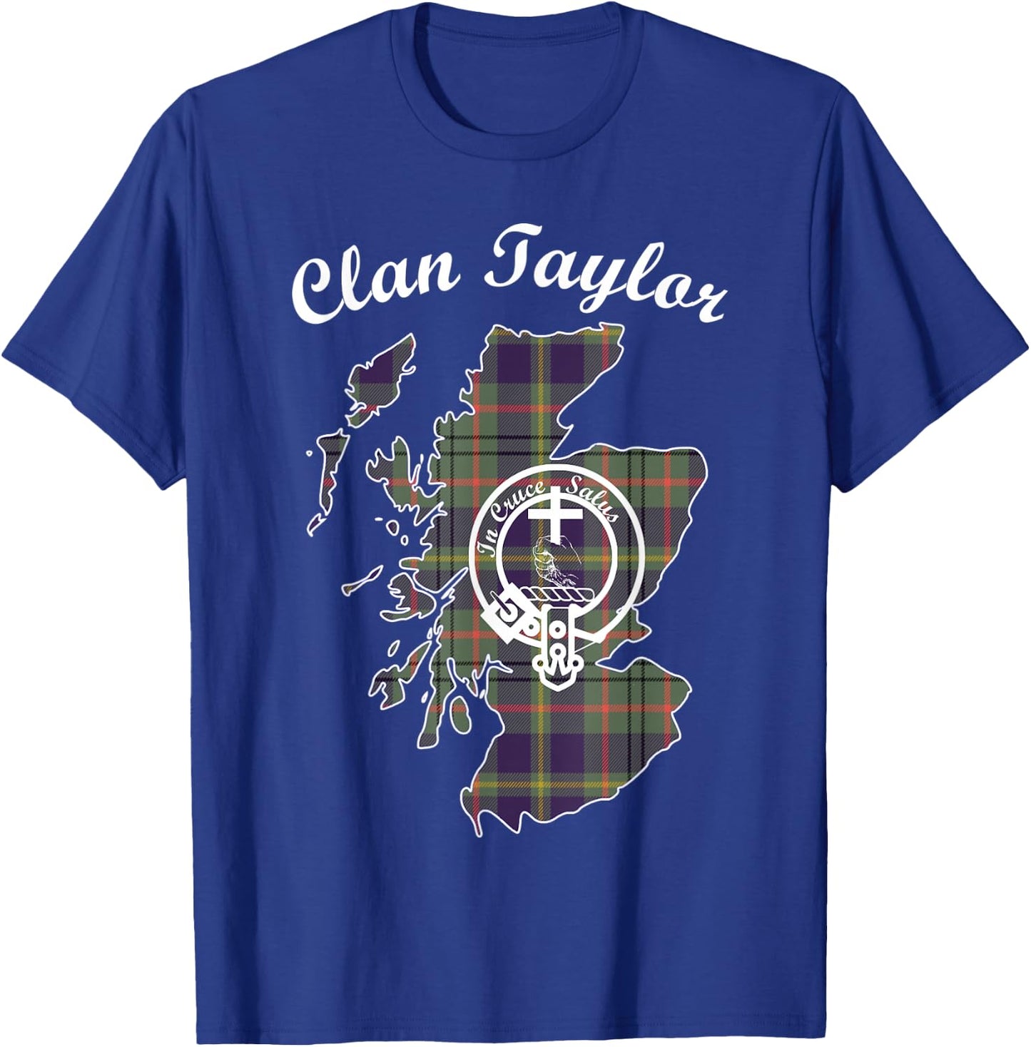 Taylor surname last name Scottish Clan tartan badge crest T-Shirt - T-Shirt | Royal