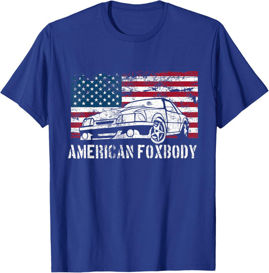 American Foxbody Muscle Car 5.0L T Shirt T-Shirt - T-Shirt | Royal