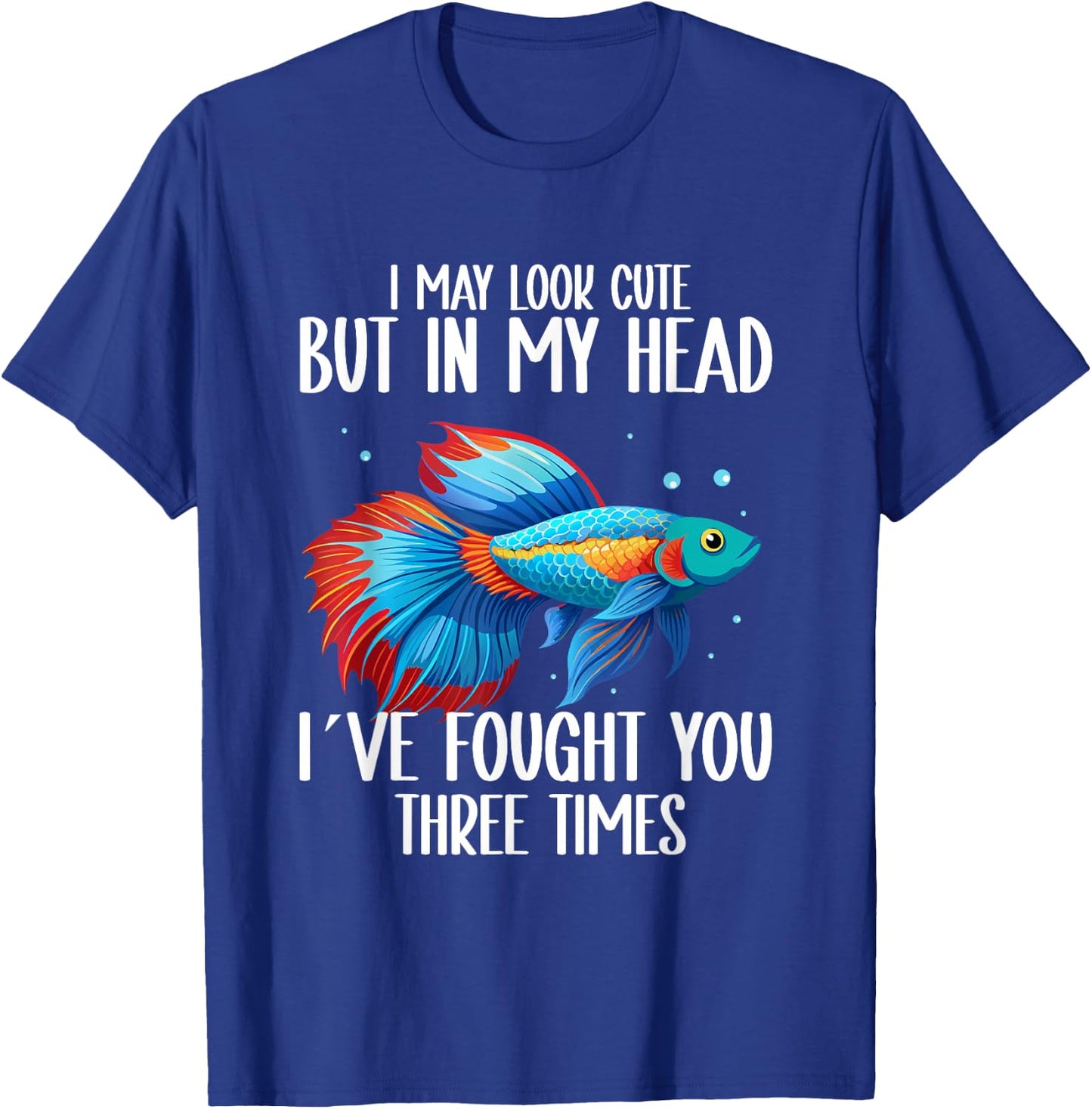 Betta Fish Owner Fishkeeper Aquarium Siamese Fighting Fish T-Shirt - T-Shirt | Royal