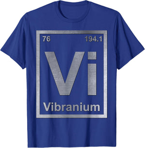 Marvel Periodic Element Vibranium Metal Graphic T-Shirt - T-Shirt | Royal
