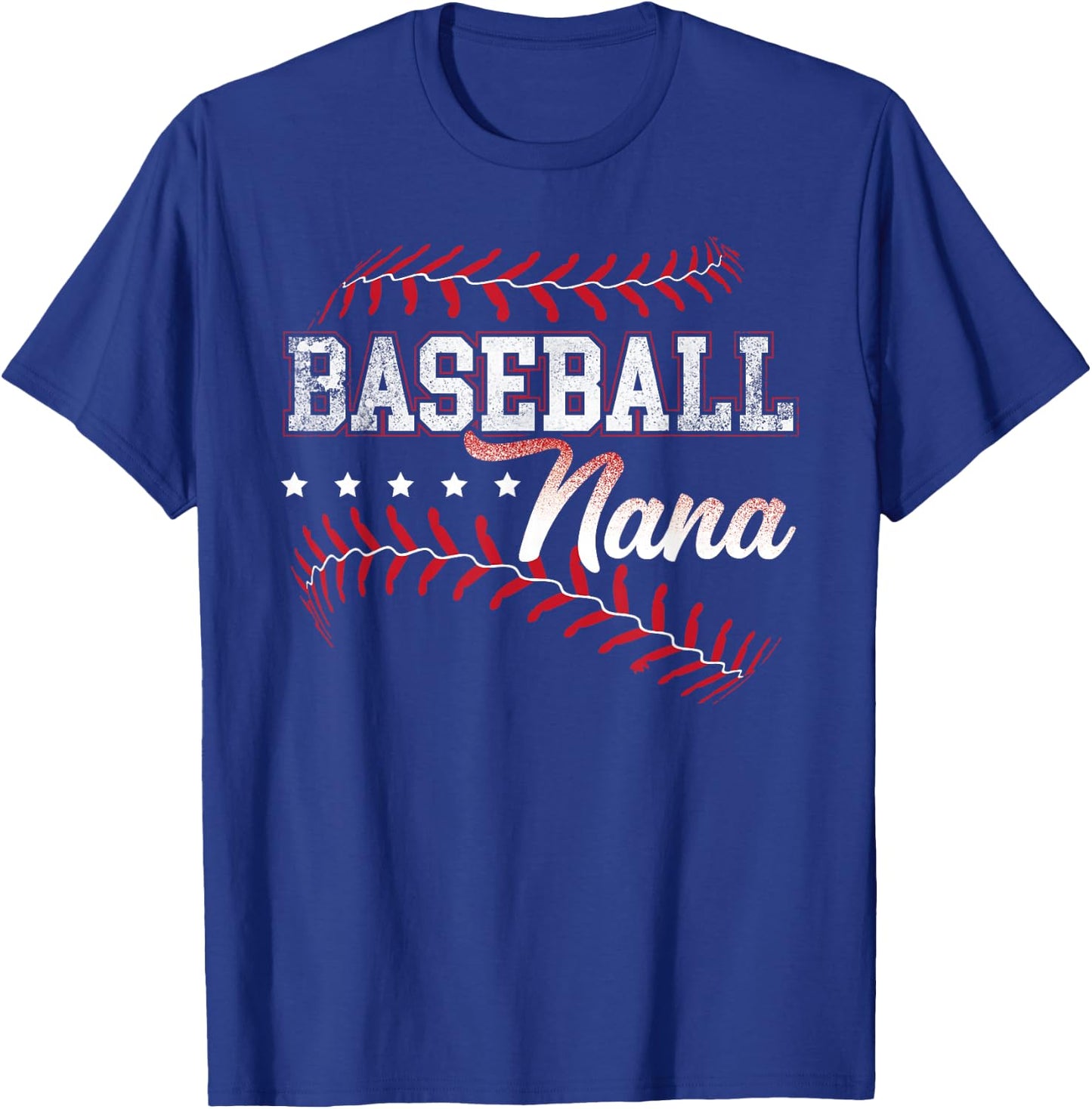 Baseball Nana Baseball Grandma Gift Shirts T-Shirt - T-Shirt | Royal