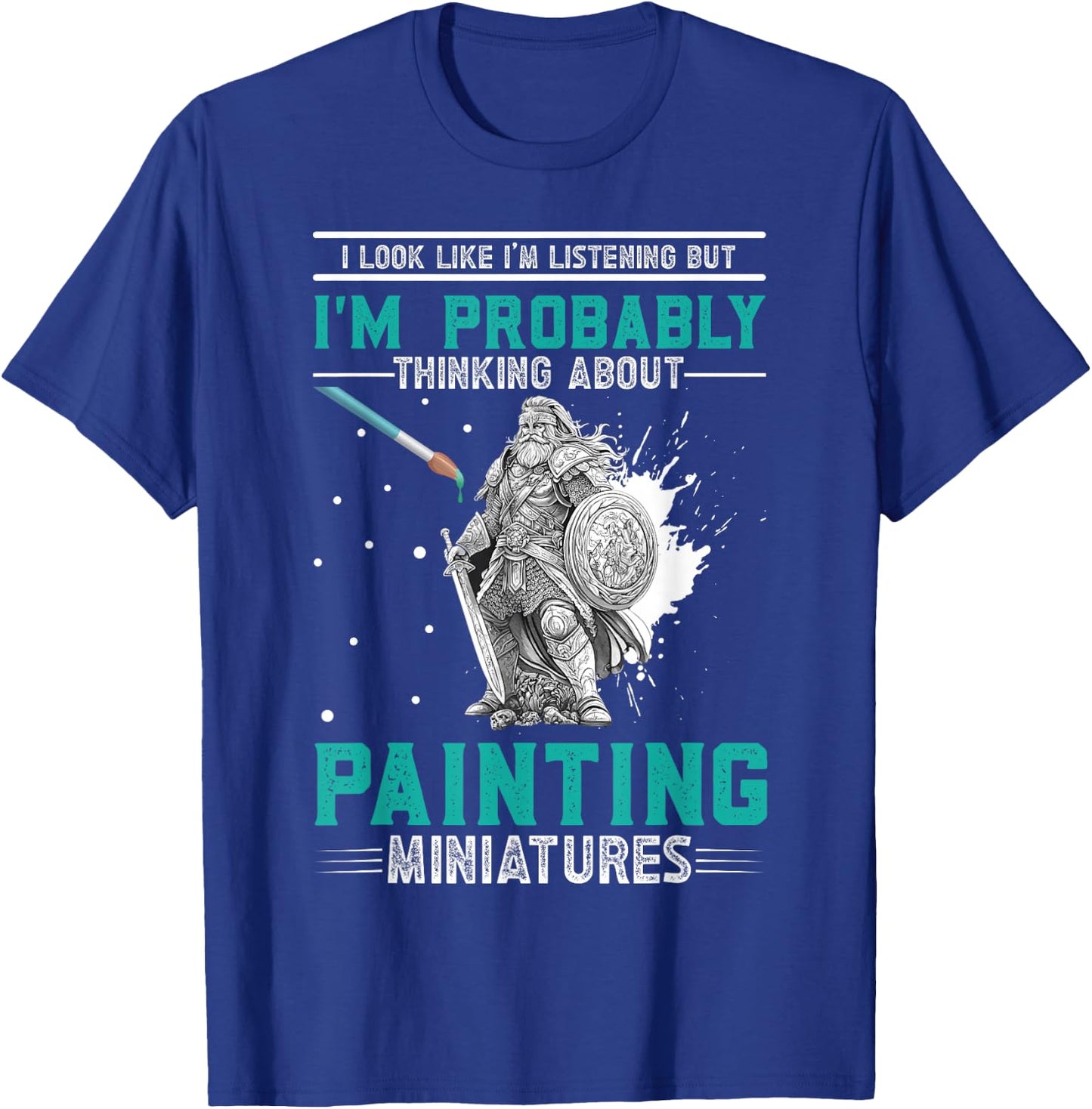 Miniature Painting T-Shirt - T-Shirt | Royal