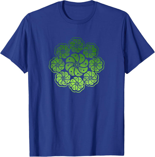 Peyote Cactus Symbol Mandala Lophophora Williamsii Desert T-Shirt - T-Shirt | Royal
