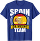Spain Drinking Team Funny Spanish Flag Beer Party Gift T-Shirt - T-Shirt | Royal