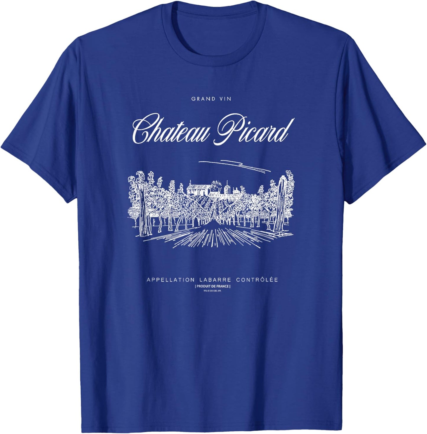 Star Trek: Picard Chateau Picard T-Shirt - T-Shirt | Royal