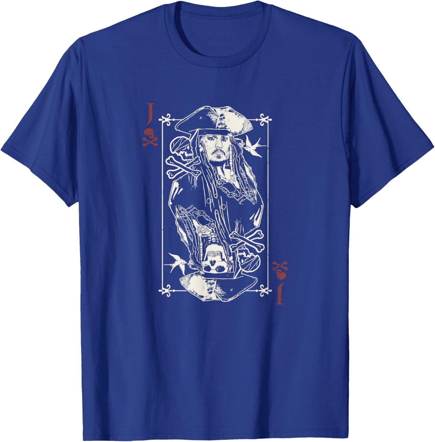 Pirates of The Caribbean - Jack Sparrow T-Shirt - T-Shirt | Royal