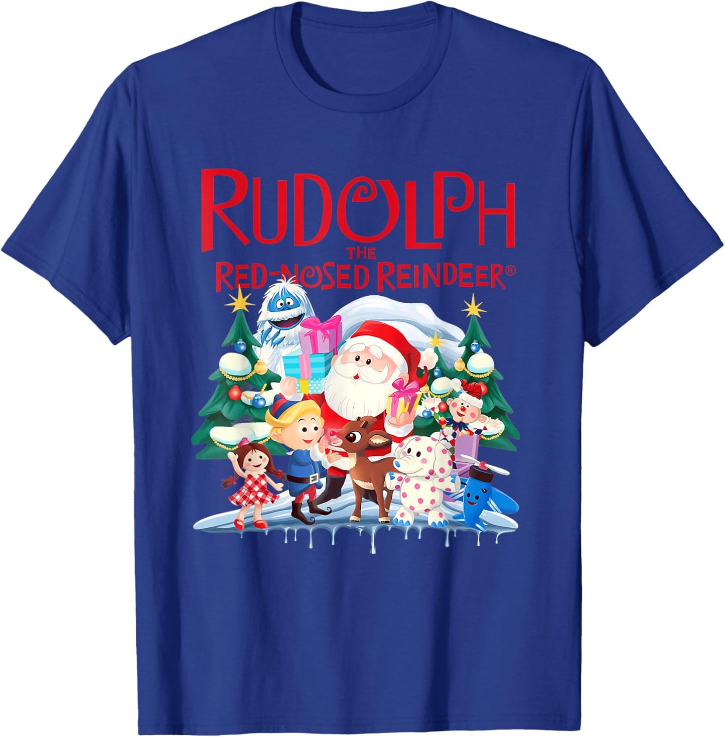 Cute Rudolph The Red Nosed Reindeer Christmas Special Xmas T-Shirt - T-Shirt | Royal