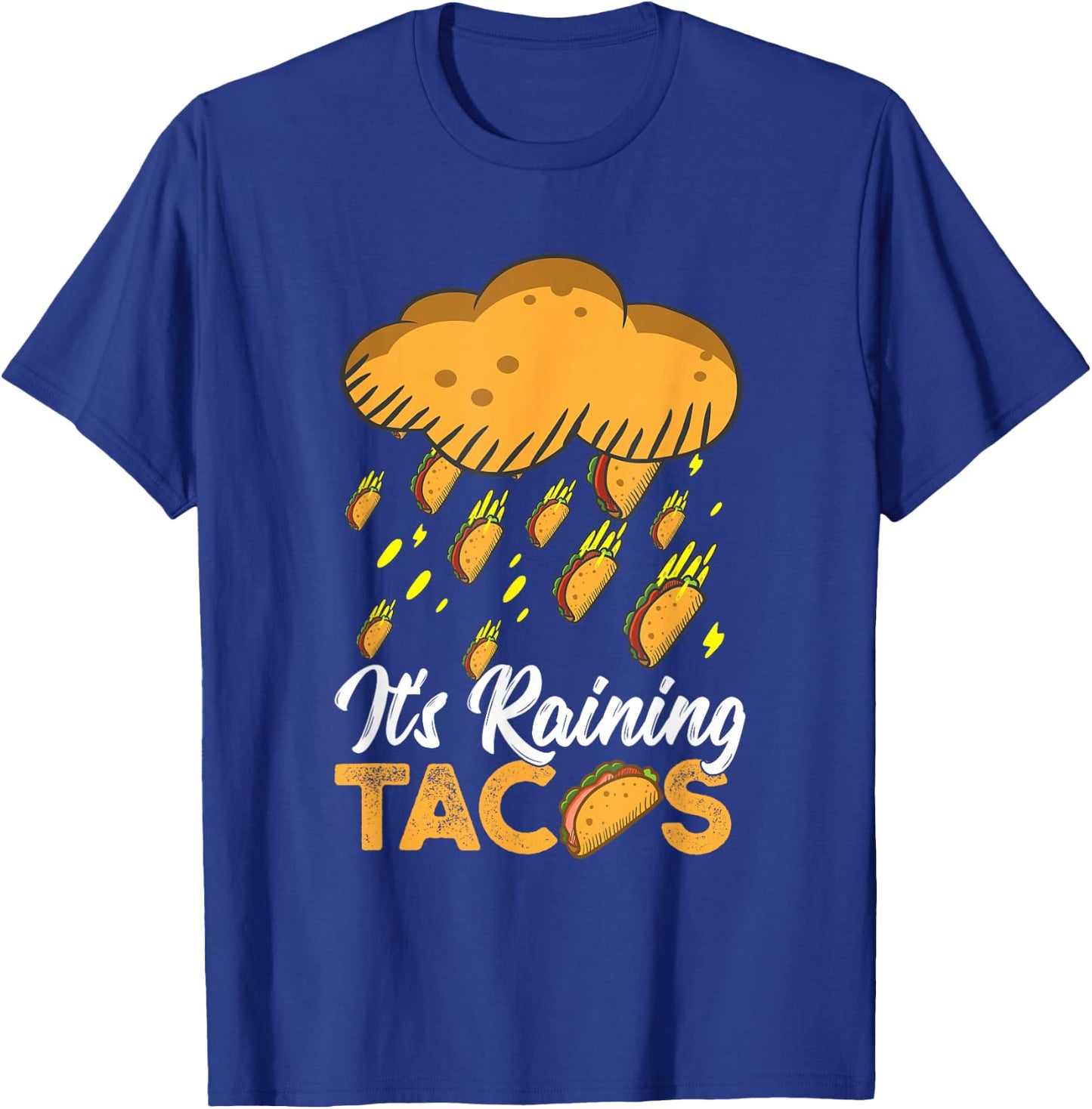 It's Raining Tacos Funny Taco Kids Girls Boys Gift T-Shirt - T-Shirt | Royal