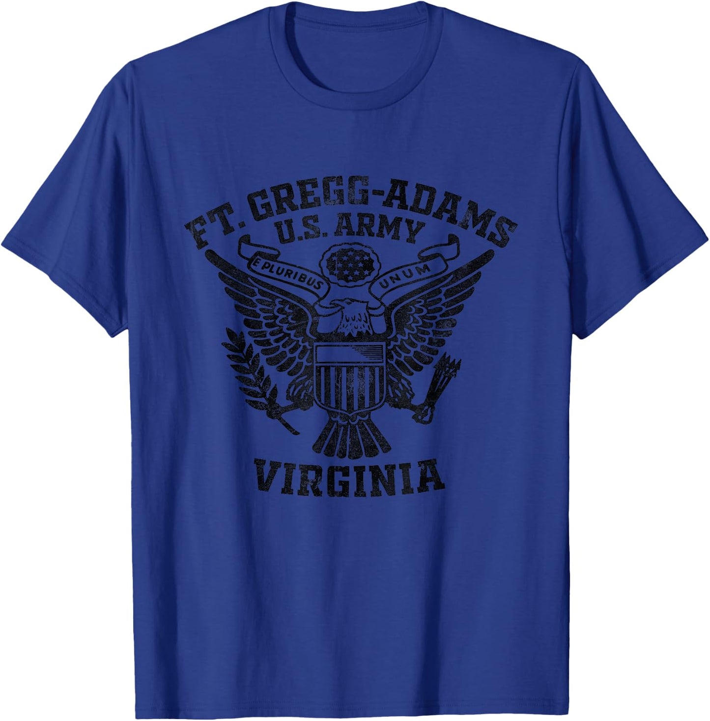 Fort Gregg-Adams US Military Base Virginia VA Ft Gregg-Adams T-Shirt - T-Shirt | Royal