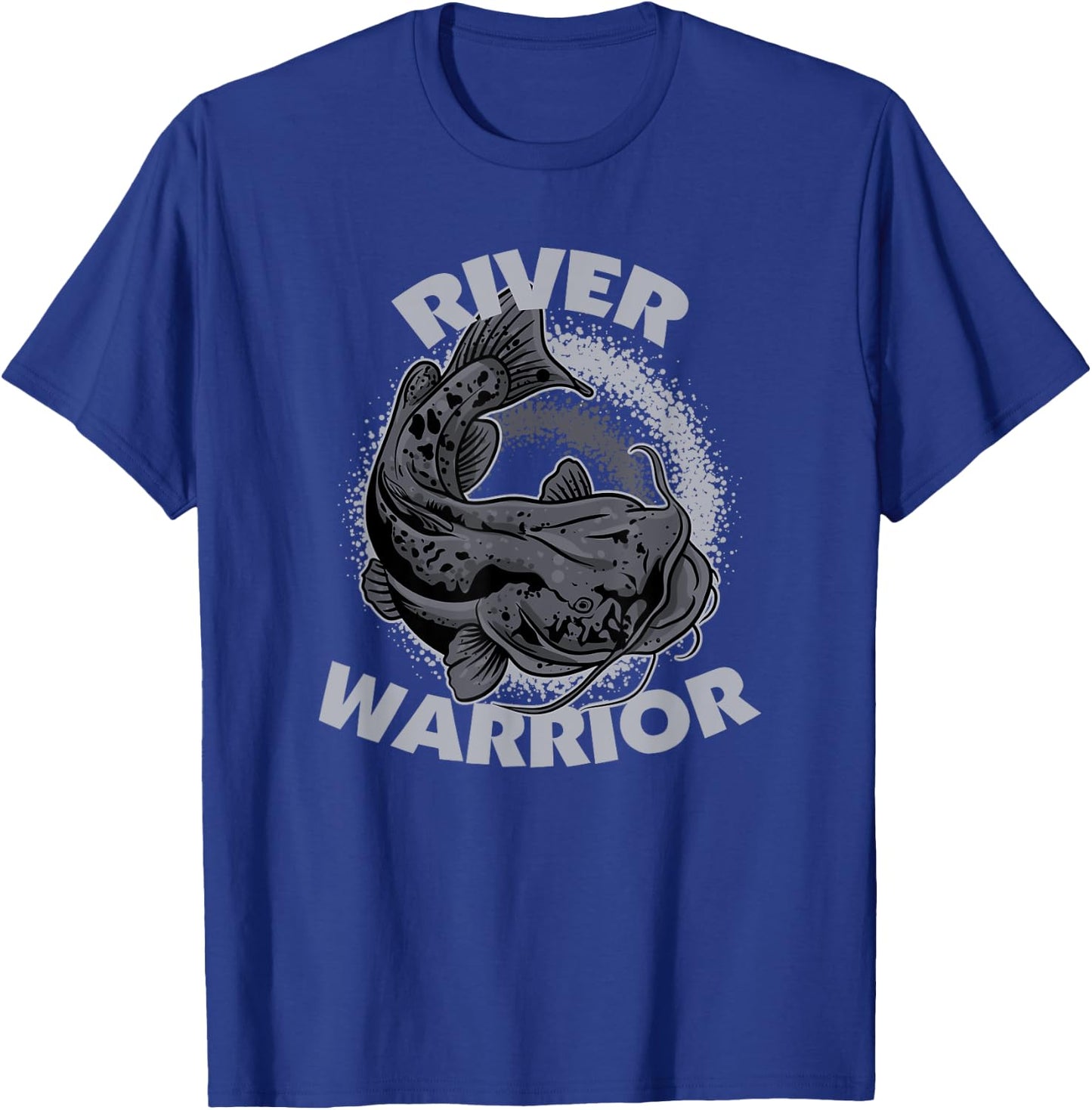 River Warrior Flathead Catfish T-Shirt - T-Shirt | Royal