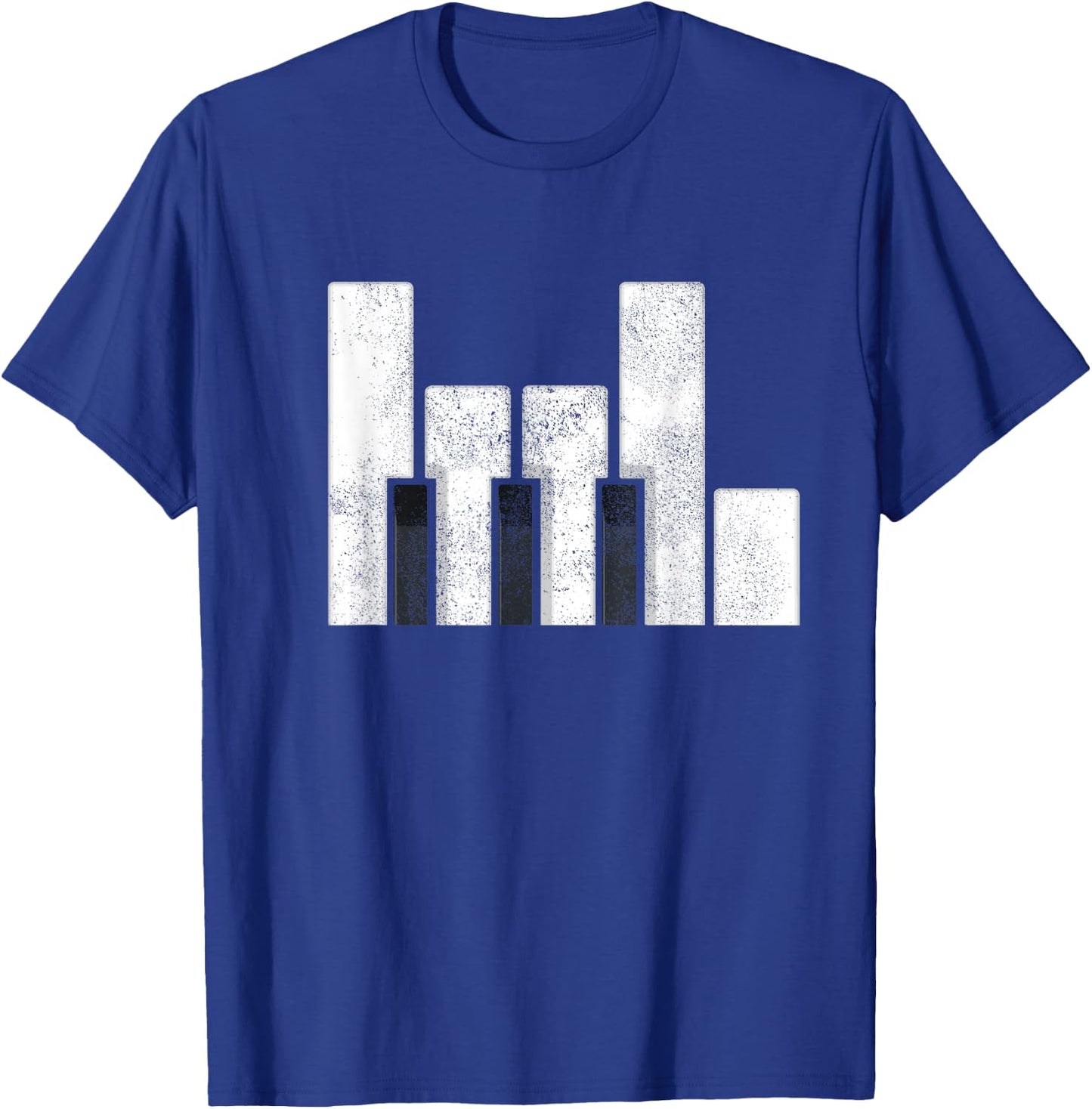 Piano Rock and Roll Music Funny Pianist T-Shirt - T-Shirt | Royal
