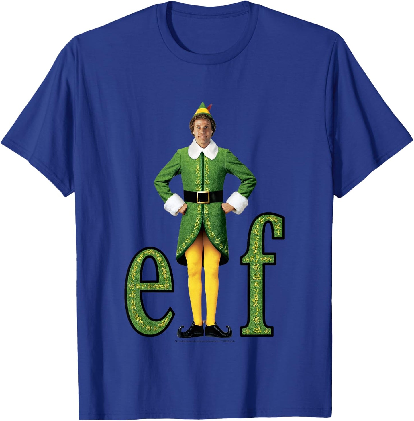 Kids Elf Buddy Classic Movie Logo T-Shirt - T-Shirt | Royal