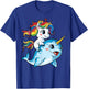 Unicorn Narwhal T shirt Girls Kids Rainbow Unicorns Squad T-Shirt - T-Shirt | Royal