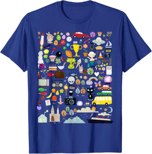 I Spy Game for Kids & Toddlers T-Shirt - T-Shirt | Royal