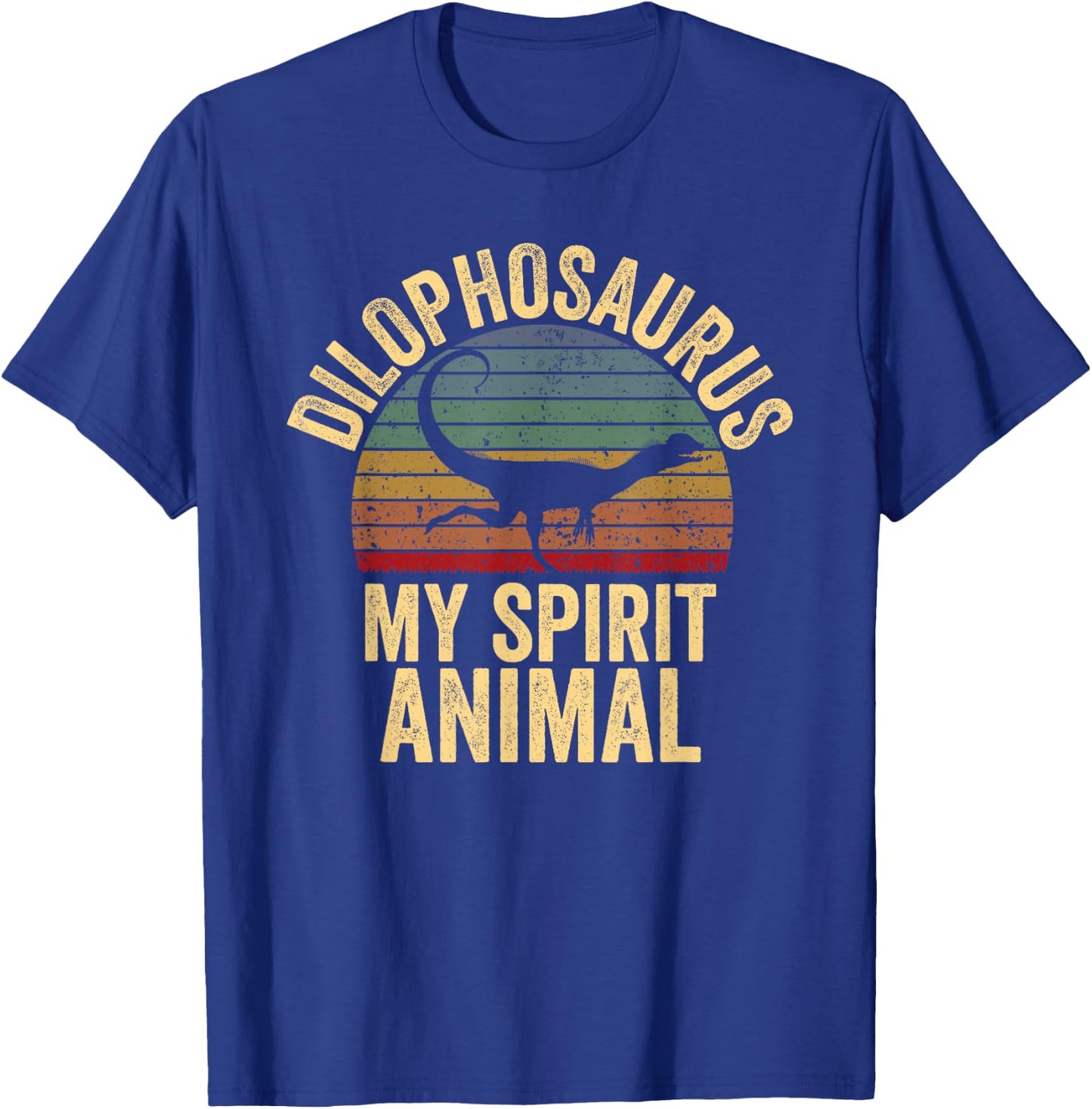 Dilophosaurus Is My Spirit Animal DInosaur Lovers Gift T-Shirt - T-Shirt | Royal