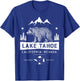 Lake Tahoe T Shirt California Nevada Vintage Bear Men Women T-Shirt - T-Shirt | Royal