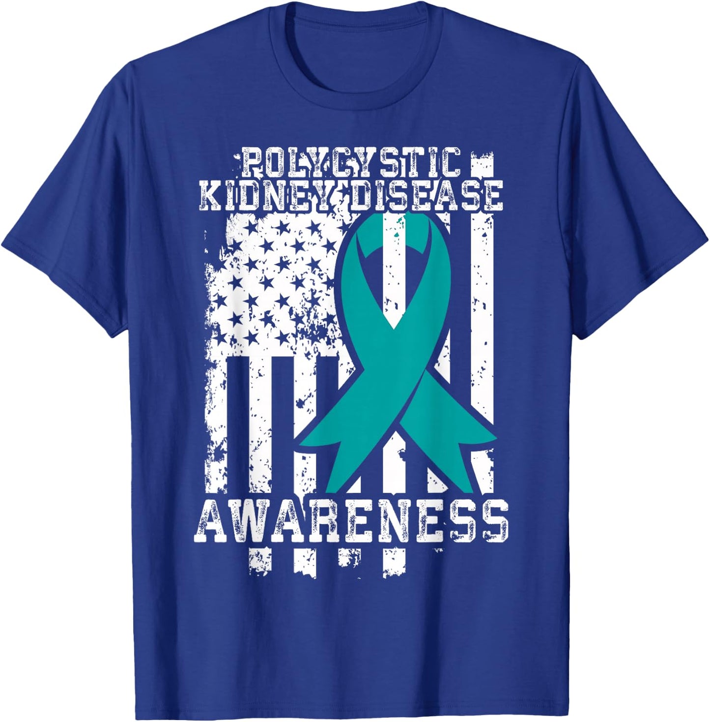PKD Polycystic Kidney Syndrome Awareness T-Shirt - T-Shirt | Royal