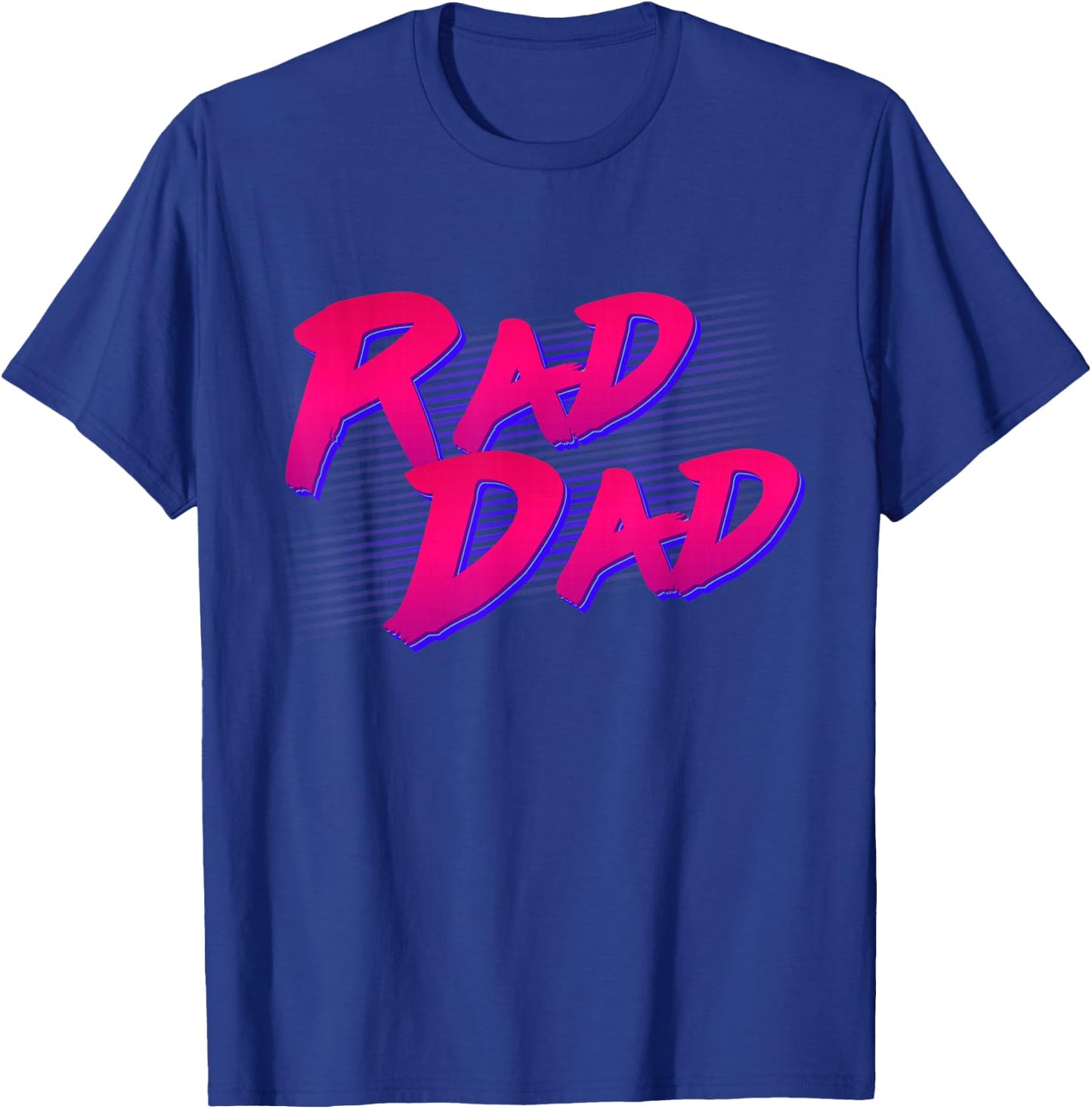 Rad Dad Retro T-Shirt - T-Shirt | Royal