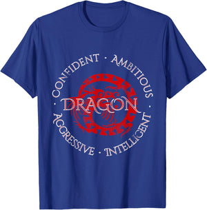 Year of the Dragon Chinese Zodiac / Horoscope T-Shirt - T-Shirt | Royal