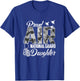Proud Air National Guard Daughter US Camo Family Matching T-Shirt - T-Shirt | Royal
