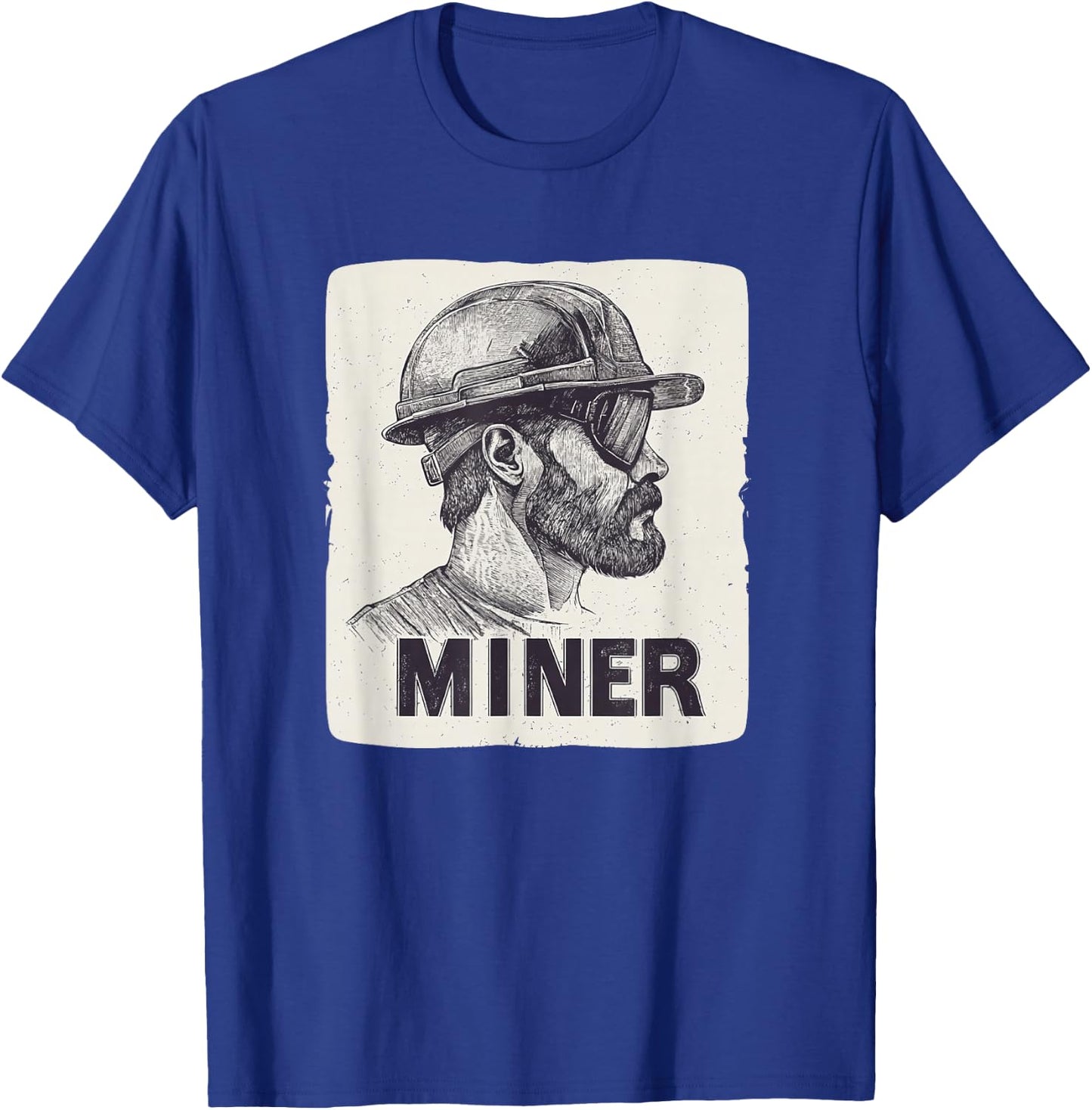 Awesome Miner Man Costume T-Shirt - T-Shirt | Royal