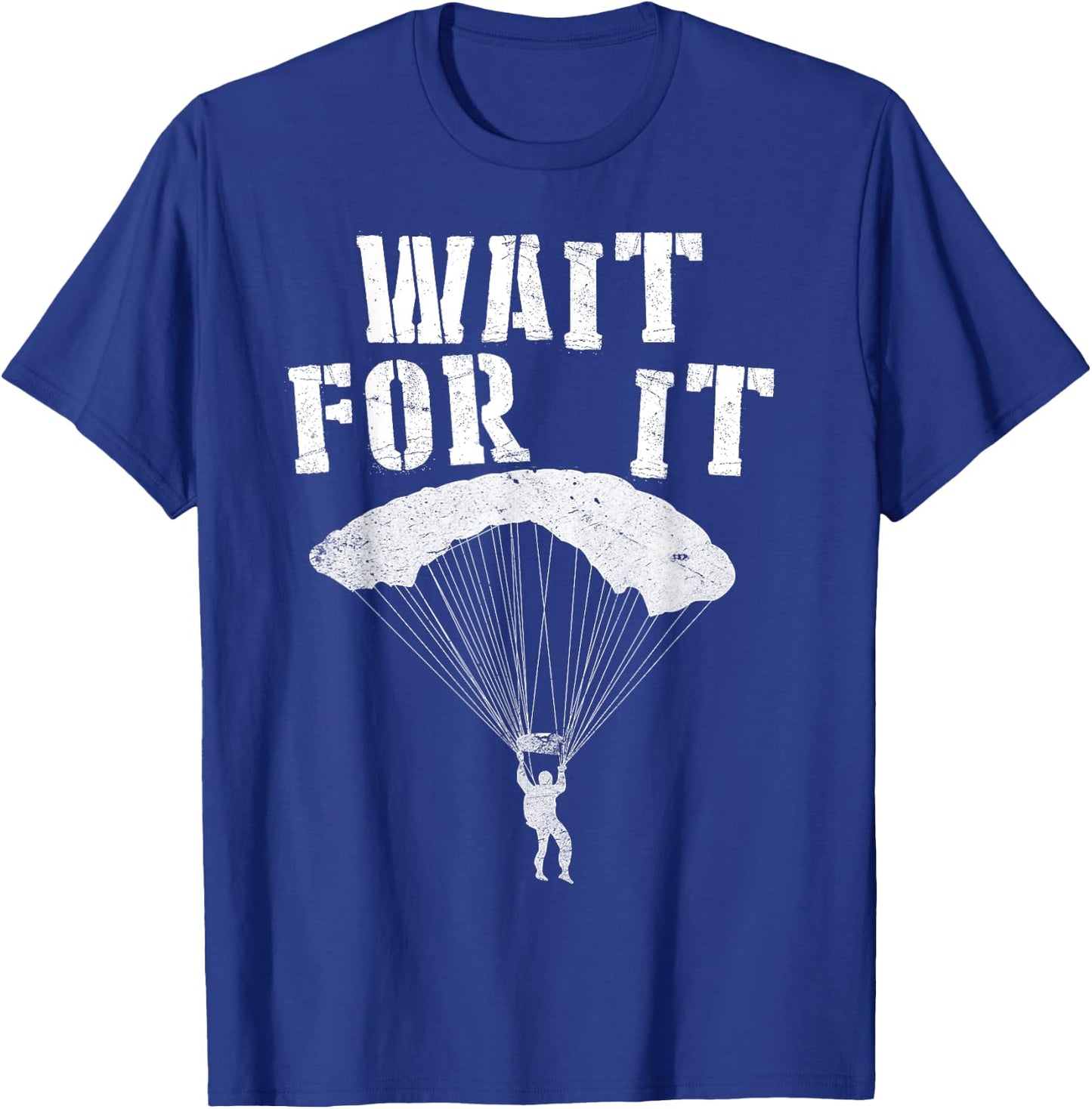 High Altitude Low Open Parachute Jump Free Fall MFF T-Shirt - T-Shirt | Royal
