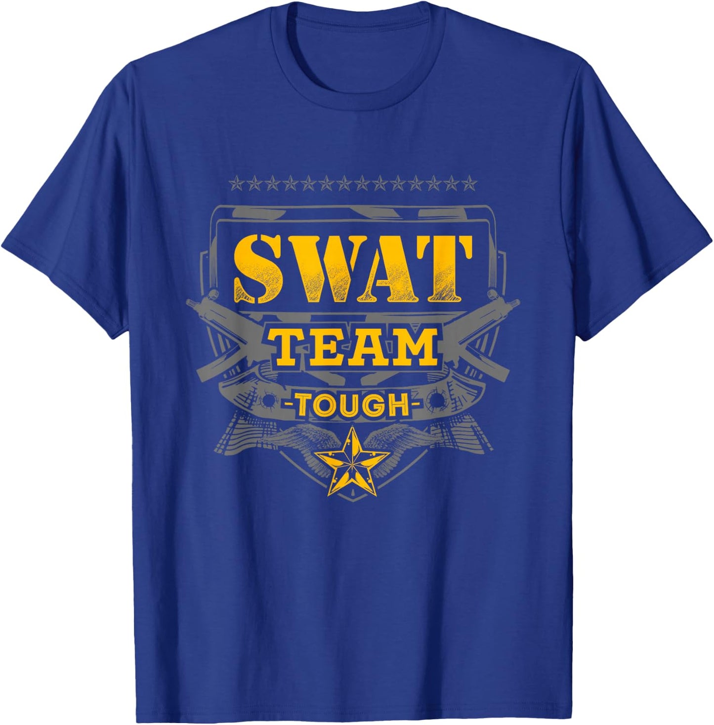 Police SWAT Team T Shirt Paint Ball T-Shirt - T-Shirt | Royal