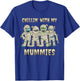 Chillin With My Mummies Halloween Boys Kids Funny T-Shirt - T-Shirt | Royal