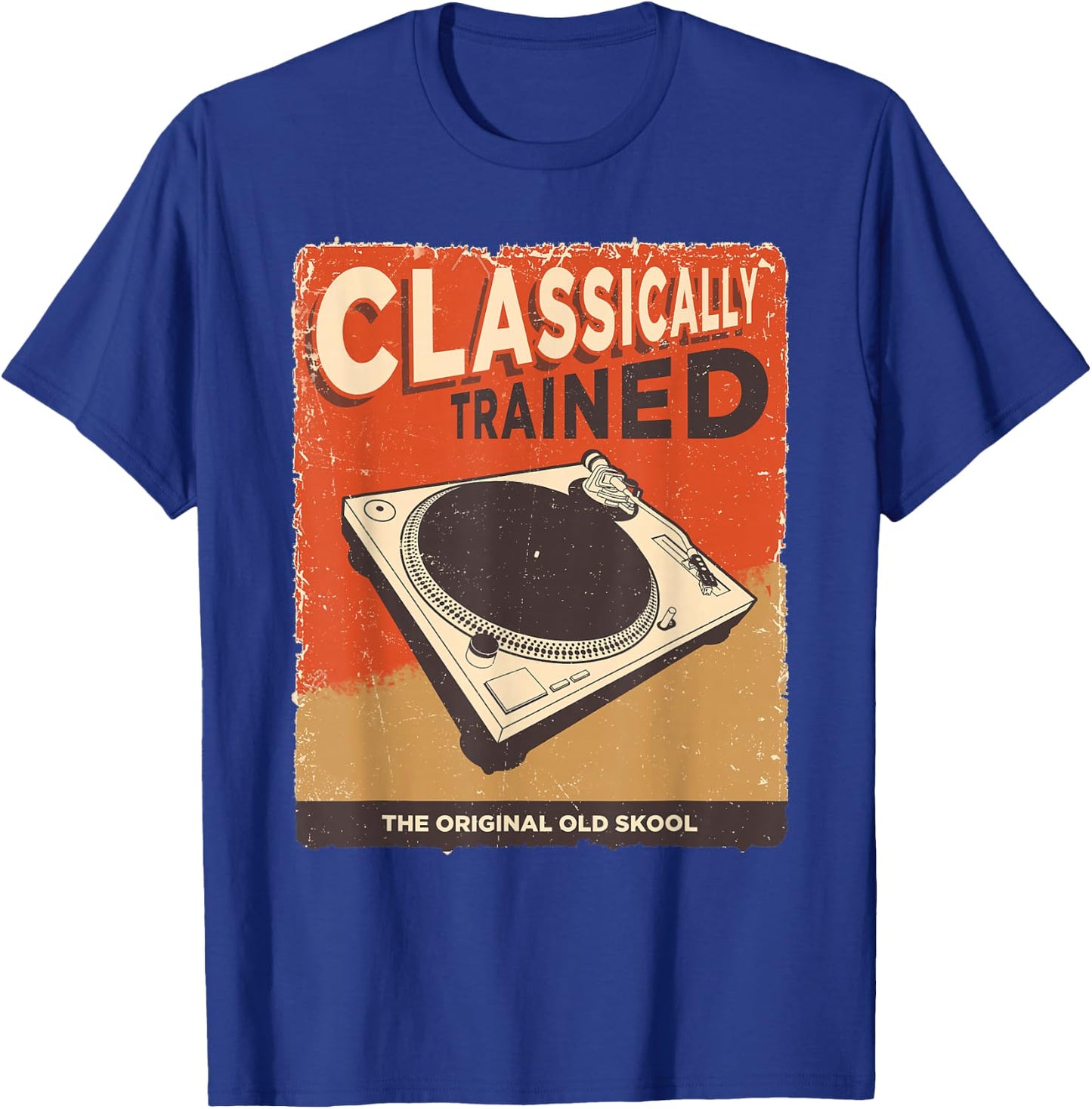Classically Trained 1210 1200 - Turntable T-Shirt - T-Shirt | Royal