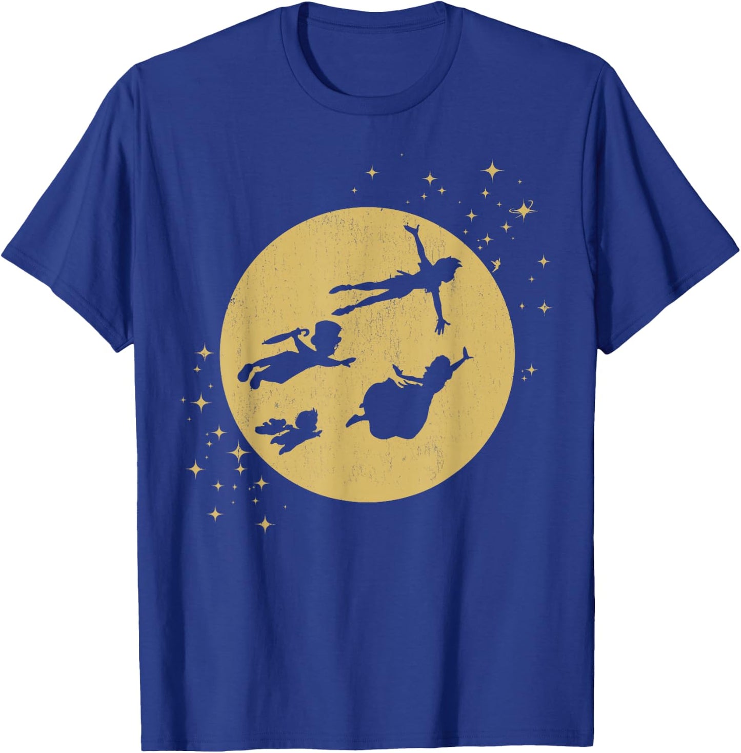Disney Peter Pan Darling Kids Flying Moon Silhouette T-Shirt - T-Shirt | Royal