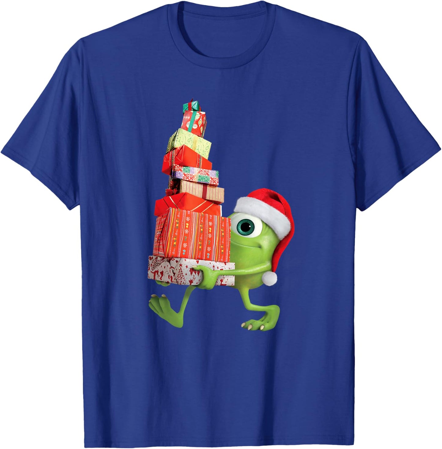 Disney PIXAR Monsters University Santa Mike Holiday T-Shirt - T-Shirt | Royal