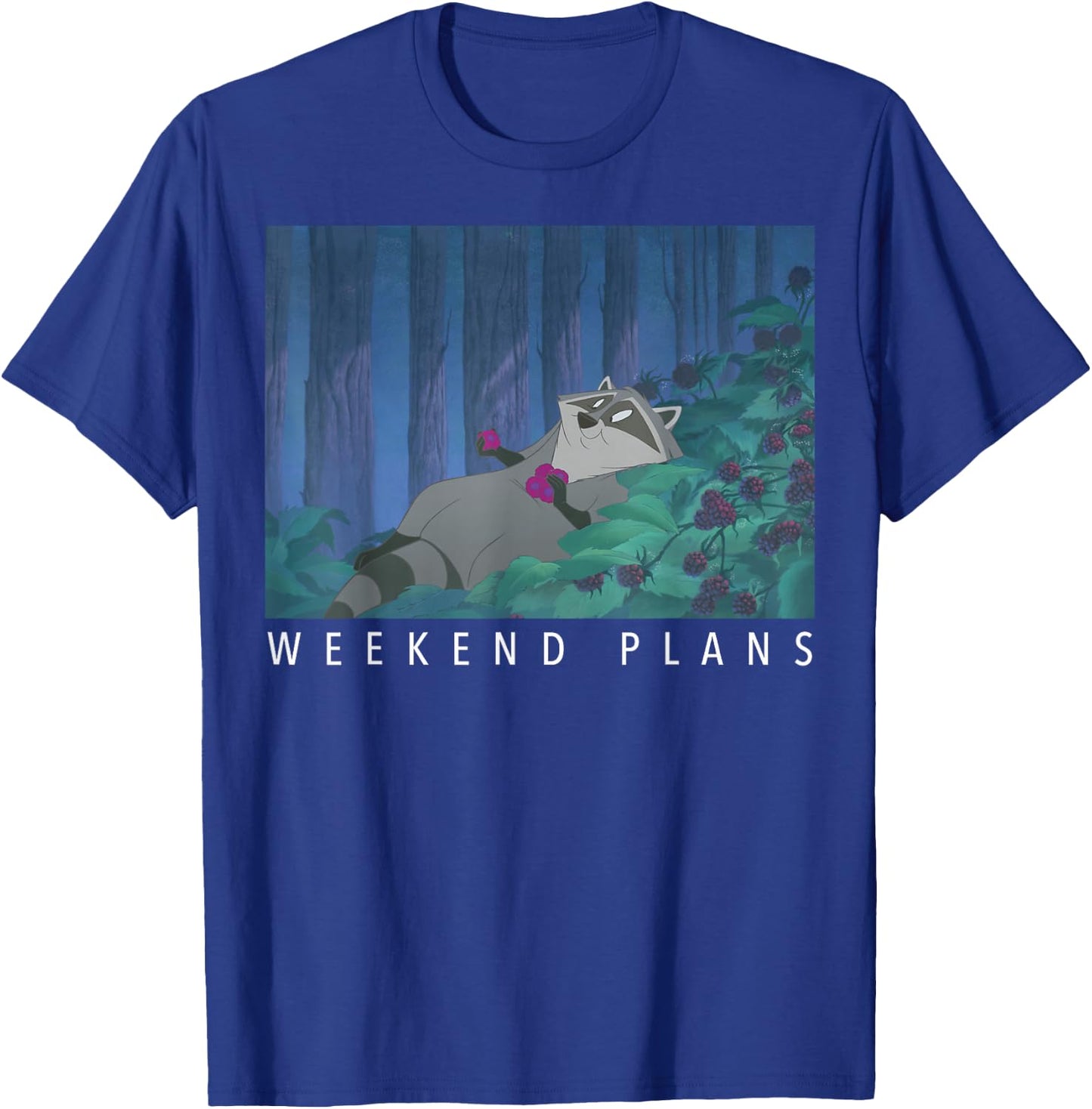 Disney Pocahontas Meeko Weekend Plans T-Shirt - T-Shirt | Royal