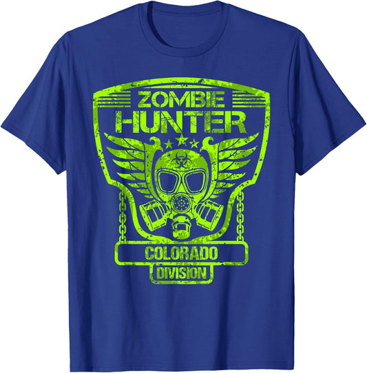 Colorado Zombie Hunter T-Shirt - T-Shirt | Royal